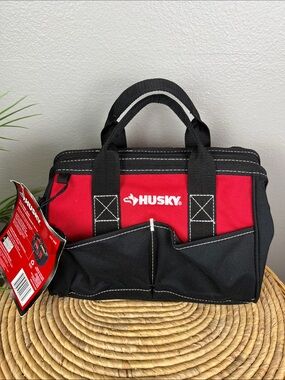 Red and Black Tool Bag Husky 12 Inch Bag NWT Tools